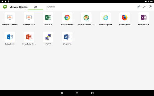 VMware Horizon Client screenshot 11