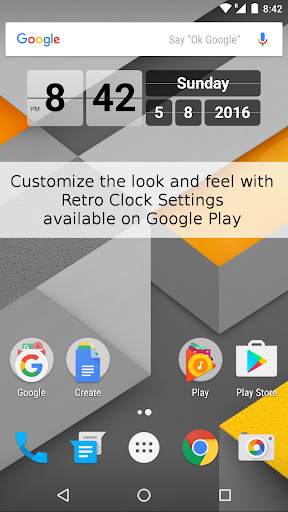 Retro Clock Widget screenshot 4