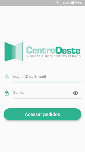 Centro Oeste Vidros - Pedidos 1 تصوير الشاشة