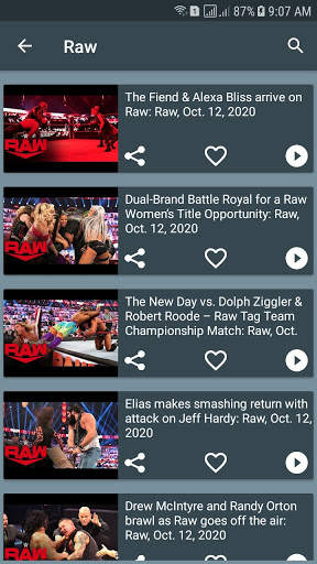 Wrestling and Fighting Videos screenshot 2