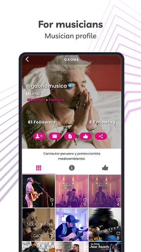 BizBat: Music Network & Gigs for you screenshot 1
