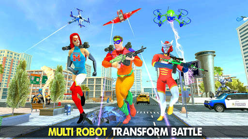 Multi Robot Transform Car Game screenshot 1
