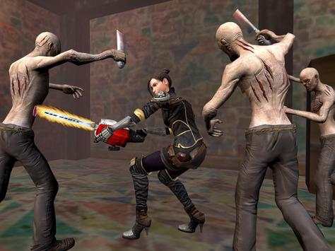 Chainsaw: Zombie Virus Pembunuh Aksi Permainan screenshot 6