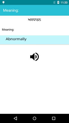Punjabi To English Dictionary screenshot 2