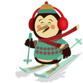 Penguin Ski Christmas Edition icon