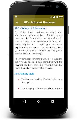 Search Engine Optimisation SEO screenshot 5