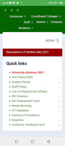 Moi University Student App screenshot 4