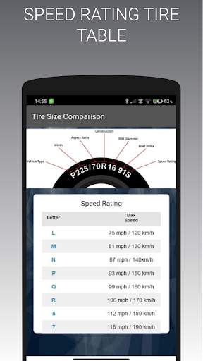 Tire Size Comparison screenshot 4