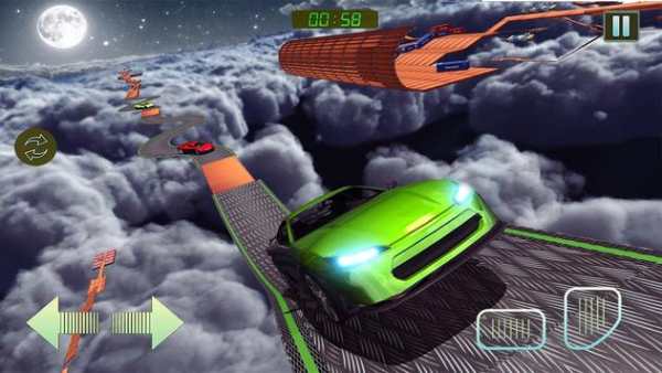 Impossible Stunts Racing Car Free: 3D Sky Tracks screenshot 7