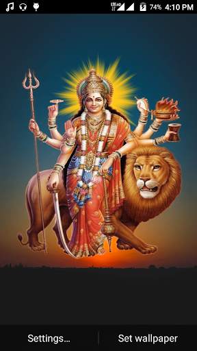 Maa Durga: Aura Live Wallpaper screenshot 5