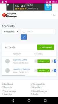 Instagram Messenger - Multiple Accounts Messenger screenshot 4