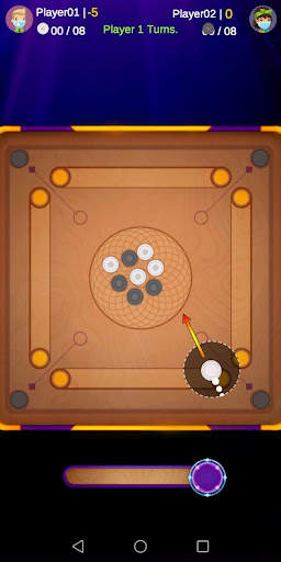Carrom Board Offline : Two Pla screenshot 2