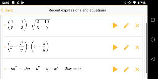 Solve Equations and Simplify Expressions скриншот 1