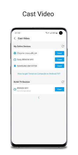 Tincat Browser - M3U8 Video Download And Cast TV 6 تصوير الشاشة