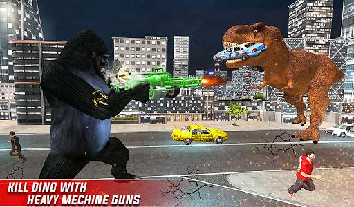 Monster Dino Vs King Kong-City Rampage Simulator screenshot 14