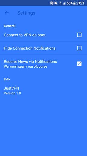VPN high speed proxy - justvpn screenshot 7