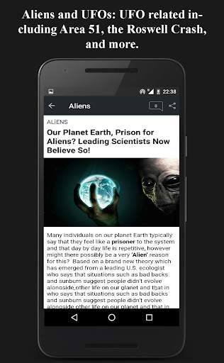 Paranormal News - UFO & Aliens screenshot 4