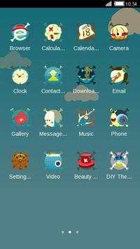 Fish in Sky C Launcher Theme screenshot 2