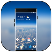 Theme for HTC U11 beutiful cloud icon