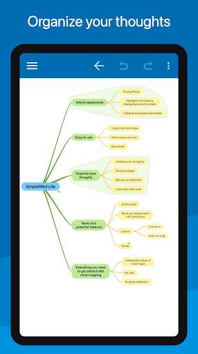 SimpleMind Lite - Mind Mapping screenshot 1