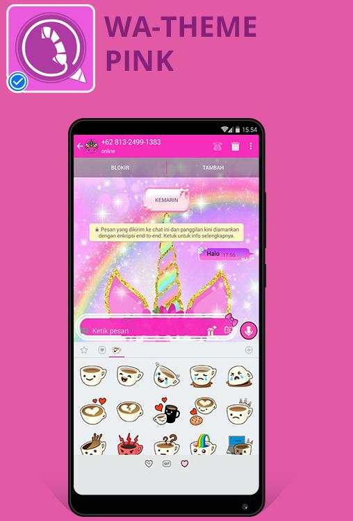 WA Pink Theme screenshot 2