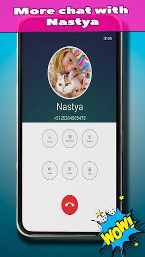 New Fake Call Chat Nastya screenshot 1