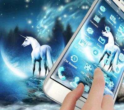 Ice Unicorn Theme screenshot 1