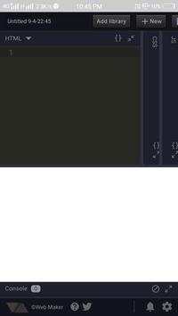 webmaker - play with HTML, CSS , JSS codes скриншот 3