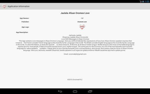 Jaalala Oromoo Love Messages screenshot 12