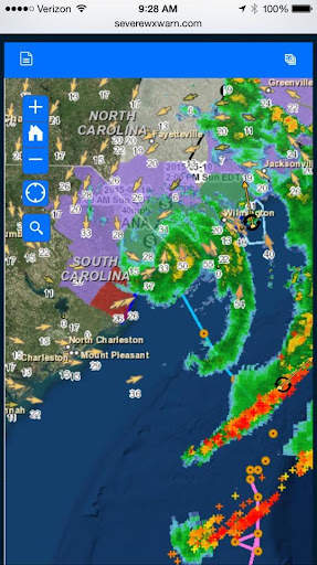 Tornado Tracker Weather Radar screenshot 2