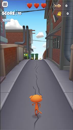 Hungry Cat Dash-Endless running game screenshot 5