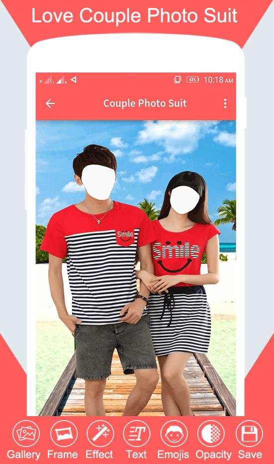 Couple Photo Suit screenshot 4