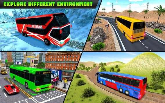 Modern City Coach Bus Simulator: Bus Driving Games screenshot 4