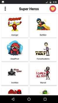 Super Action Heros Stickers screenshot 2