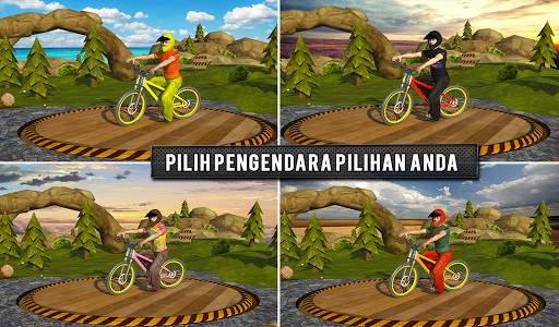 Offroad Bmx Sepeda Balap: Gaya bebas Stunts 3D screenshot 6