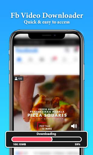 HD Video downloader for FB - All video downloader screenshot 1