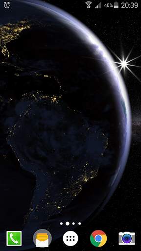 Earth Planet 3D Live Wallpaper Pro screenshot 6