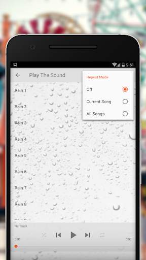 Rain Sounds Free Offline screenshot 1
