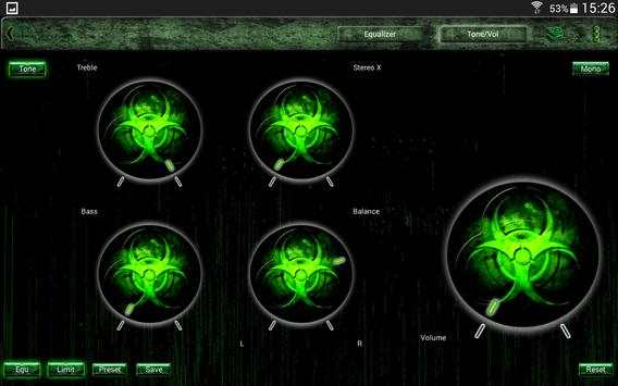 Poweramp Skin AntraX 6 تصوير الشاشة