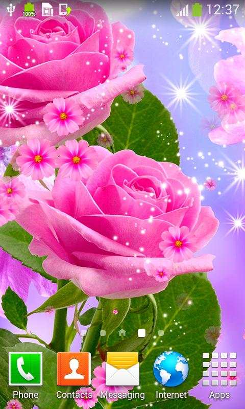 Glow Flower Live Wallpapers - Free Live Wallpapers screenshot 2