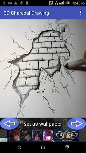 3D Charcoal Drawing screenshot 5