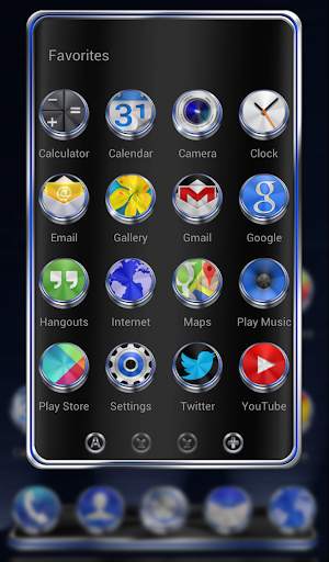 Next Launcher Theme Zenith 3D screenshot 4