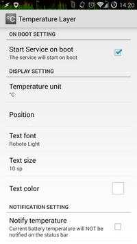 Temperature Layer screenshot 3