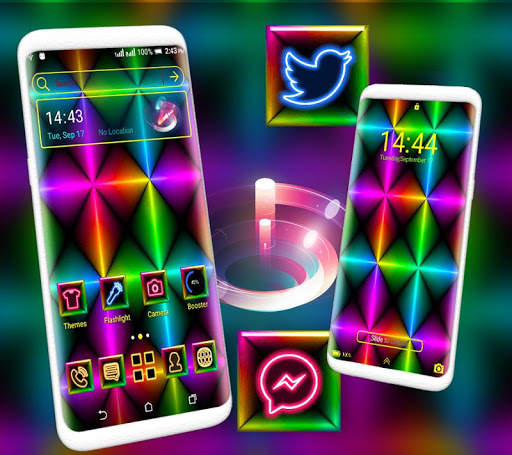 Colorful Neon Launcher Theme screenshot 4