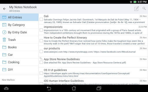 My Notes screenshot 11