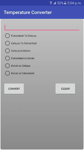 Temperature Converter screenshot 1