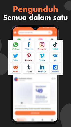 Pengunduh Semua Video - Pengunduh Video Gratis screenshot 1