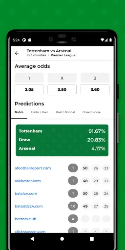 Predict0r - Tips and predictions स्क्रीनशॉट 3