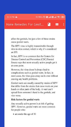 Home Remedies For Genital Warts screenshot 5