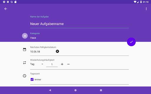 Run My Life - Aufgabenliste screenshot 6